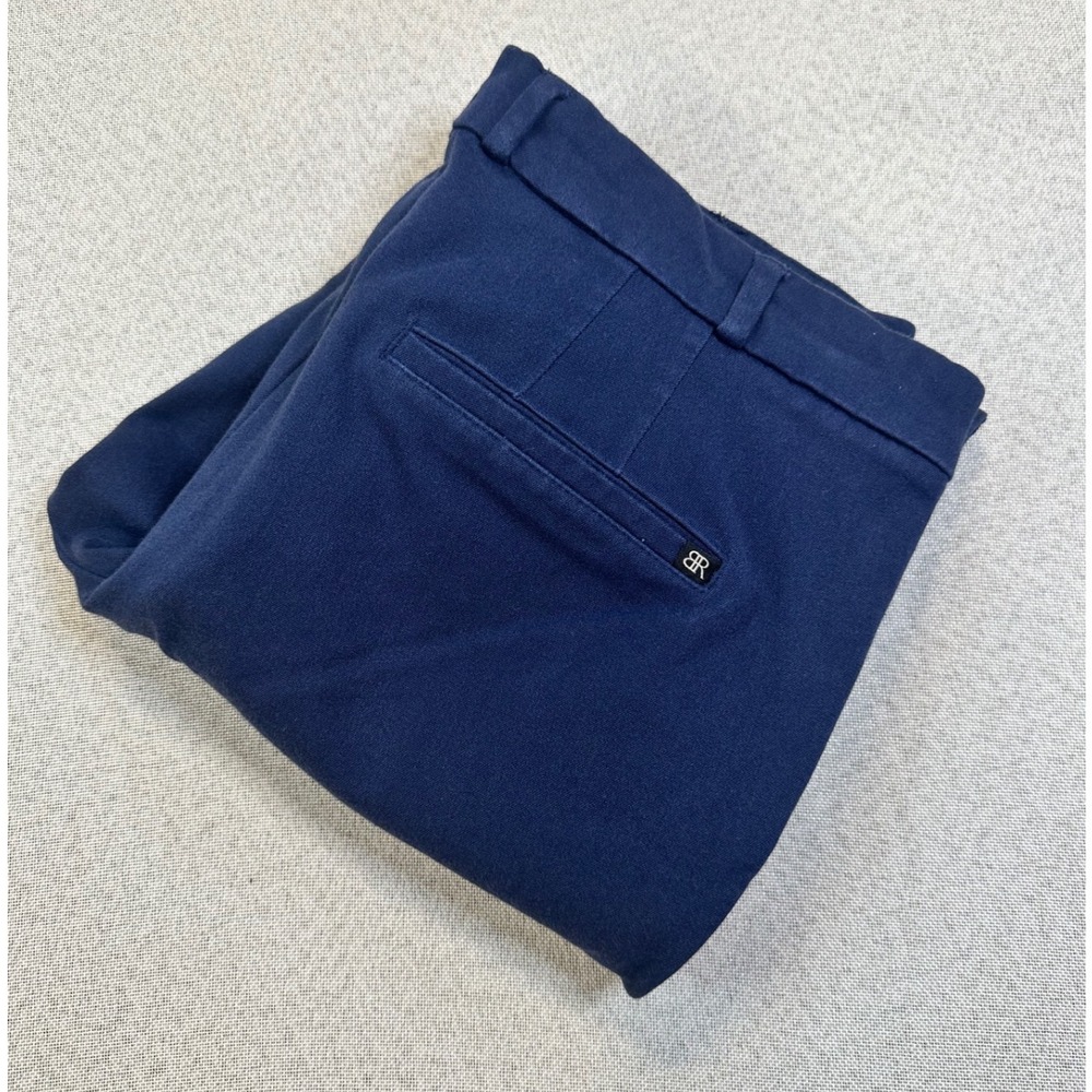 Banana Republic Pants Womens 4 Navy Blue Cotton Blend Stretch Straight Leg Chic
